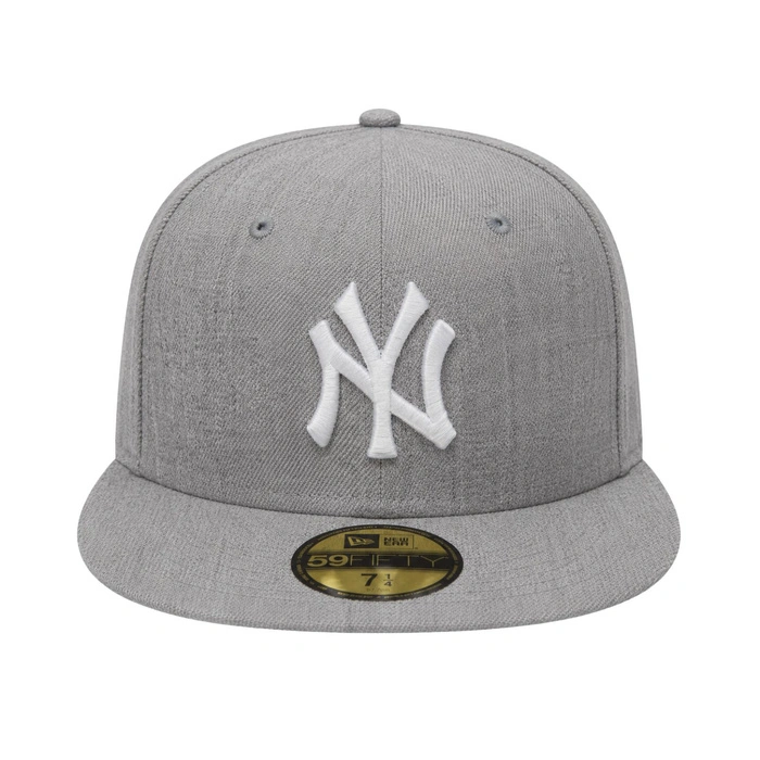 Czapka New Era 59FIFTY MLB Basic New York Yankees szara r. 6 7/8