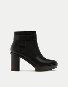 Buty Pull & Bear Heel Ankle Boots 