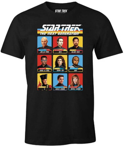 Koszulka męska  Star Trek czarna z nadrukiem 