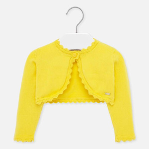 Sweter MAYORAL Yellow Bolero-Cardigan