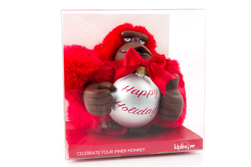 Brelok Kipling Happy Holiday Monkey